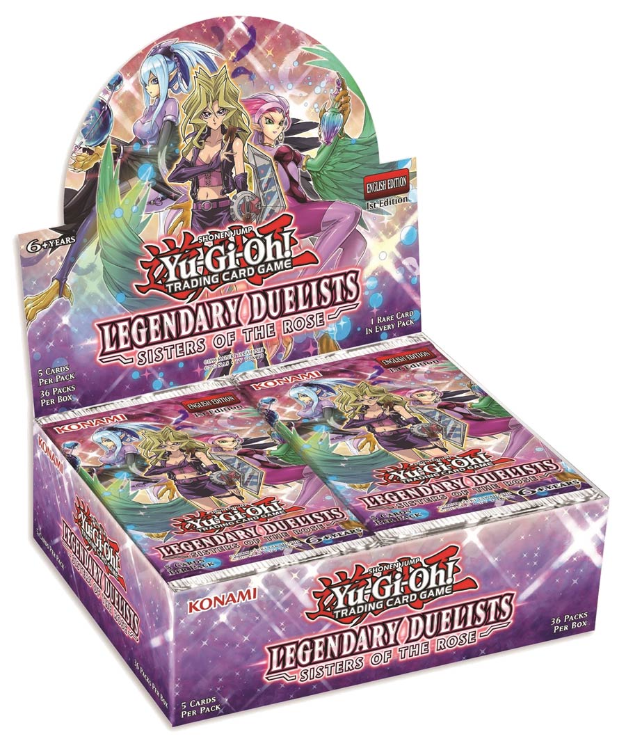 Yu-Gi-Oh Legendary Duelist Sisters Of The Rose Booster Display Of 36 Packs
