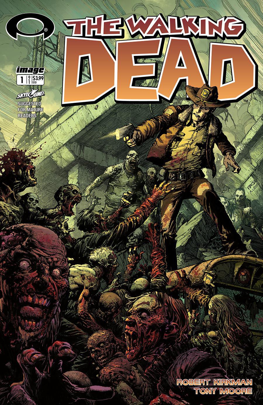 Walking Dead 15th Anniversary Blind Bag Edition #1 Cover B David Finch Color Cover Without Polybag