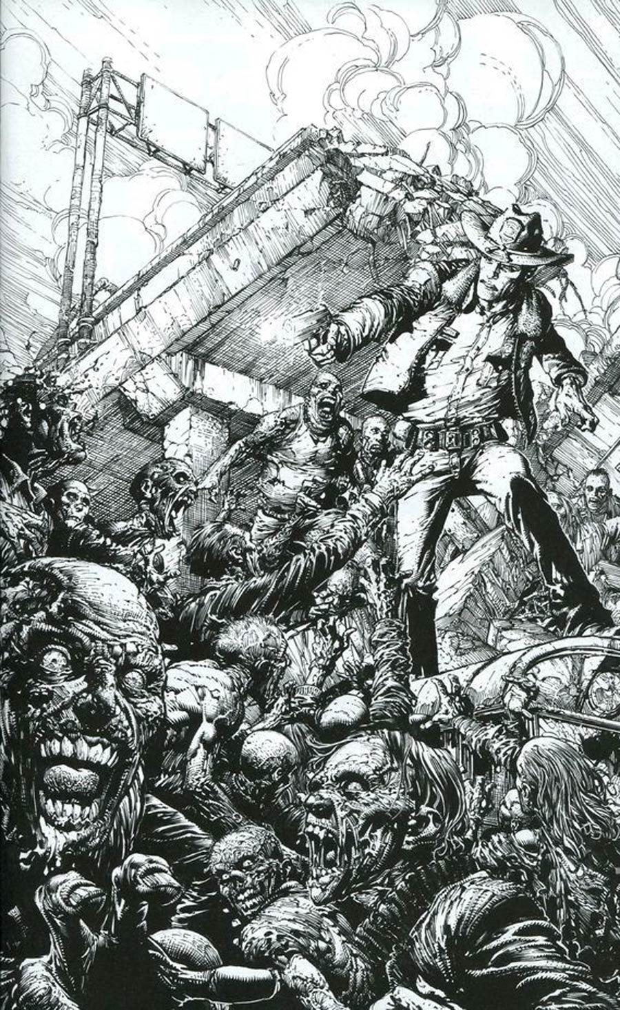Walking Dead 15th Anniversary Blind Bag Edition #1 Cover E David Finch Black & White Virgin Cover Without Polybag
