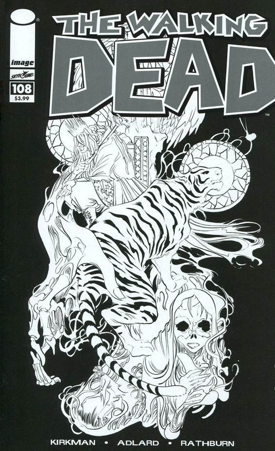 Walking Dead 15th Anniversary Blind Bag Edition #108 Cover D Emma Rios Black & White Cover Without Polybag