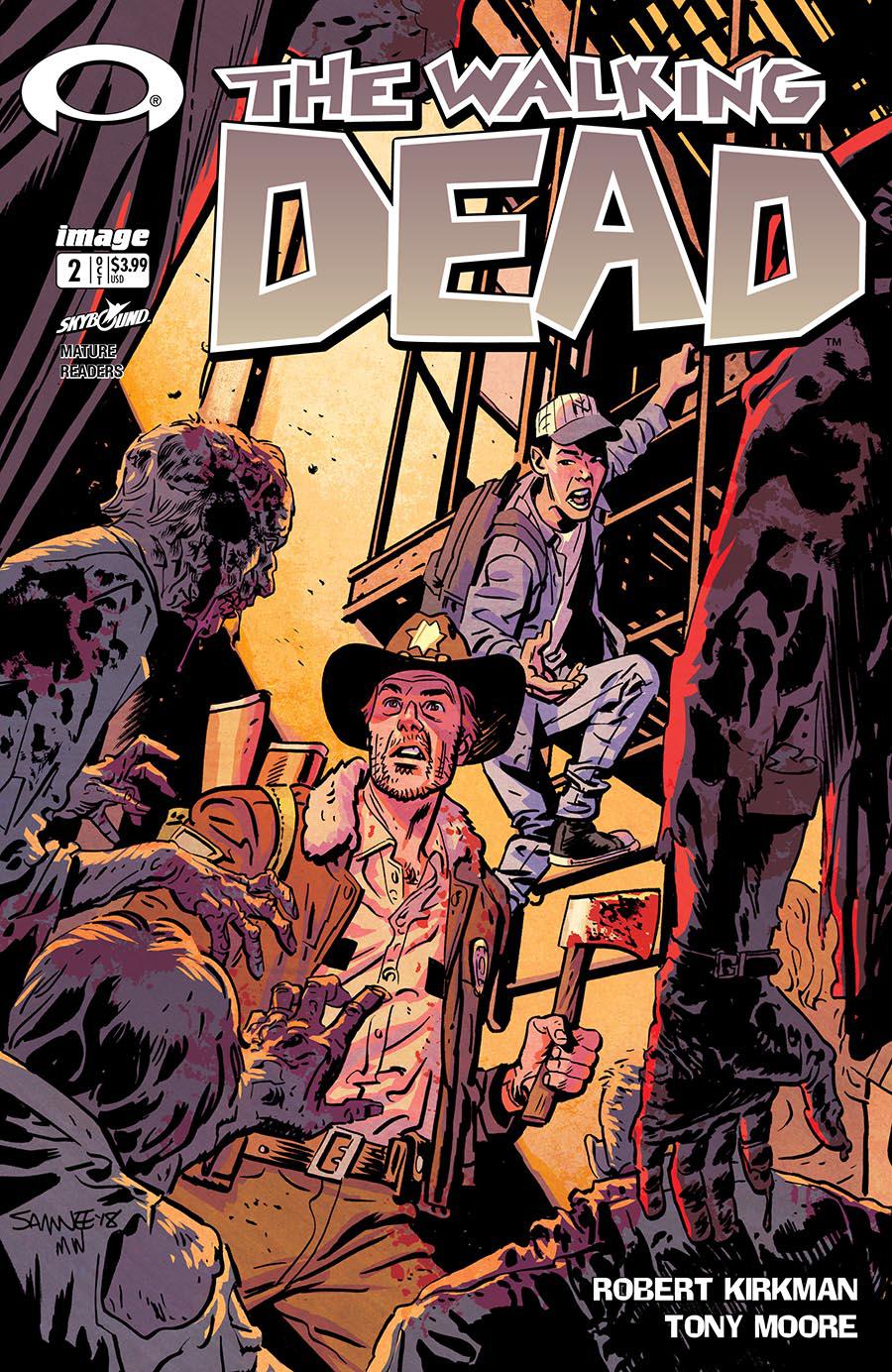 Walking Dead 15th Anniversary Blind Bag Edition #2 Cover B Chris Samnee Color Cover Without Polybag