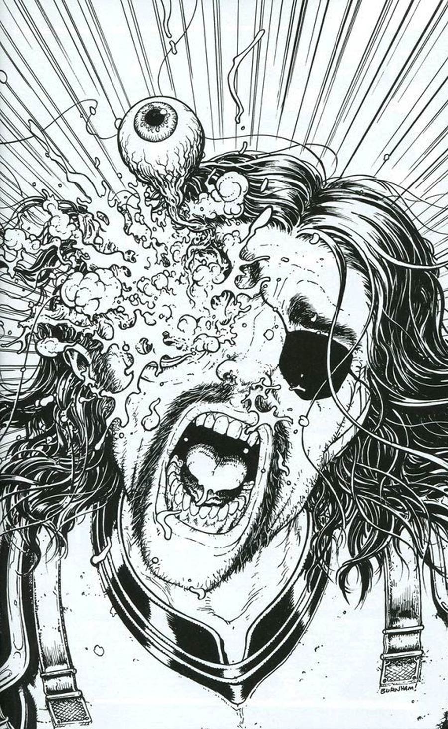 Walking Dead 15th Anniversary Blind Bag Edition #48 Cover E Chris Burnham Black & White Virgin Cover Without Polybag