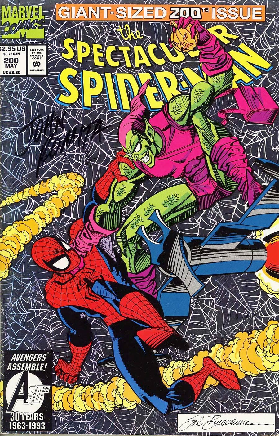 Spectacular Spider-Man #200 Cover B DF Signed by John Romita