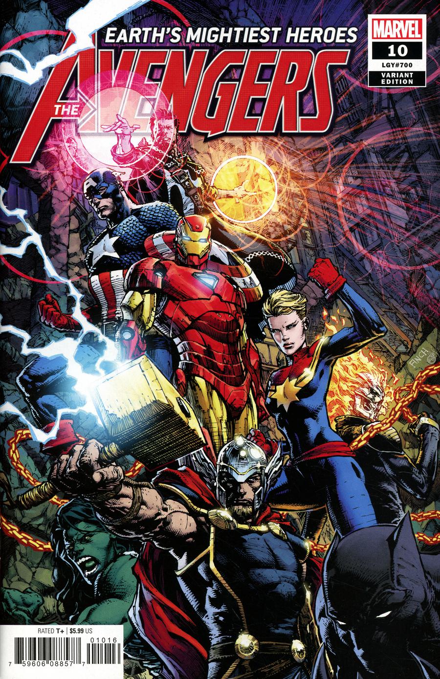 Avengers Vol 7 #10 Cover E Variant David Finch Cover (#700)