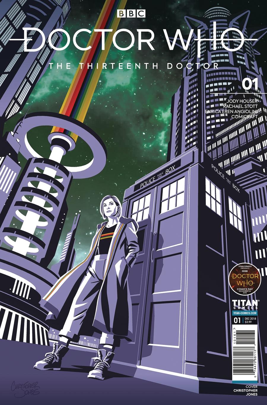 Doctor Who 13th Doctor #1 Cover O Variant Doctor Who Comics Day Exclusive Cover