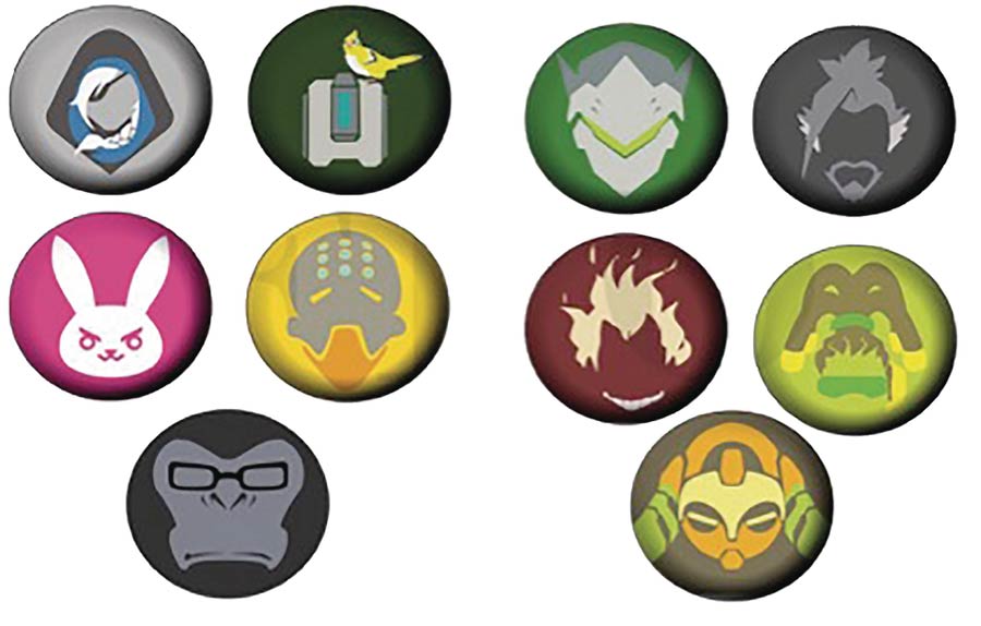 Overwatch 5-Pack Jumbo Button Set - A