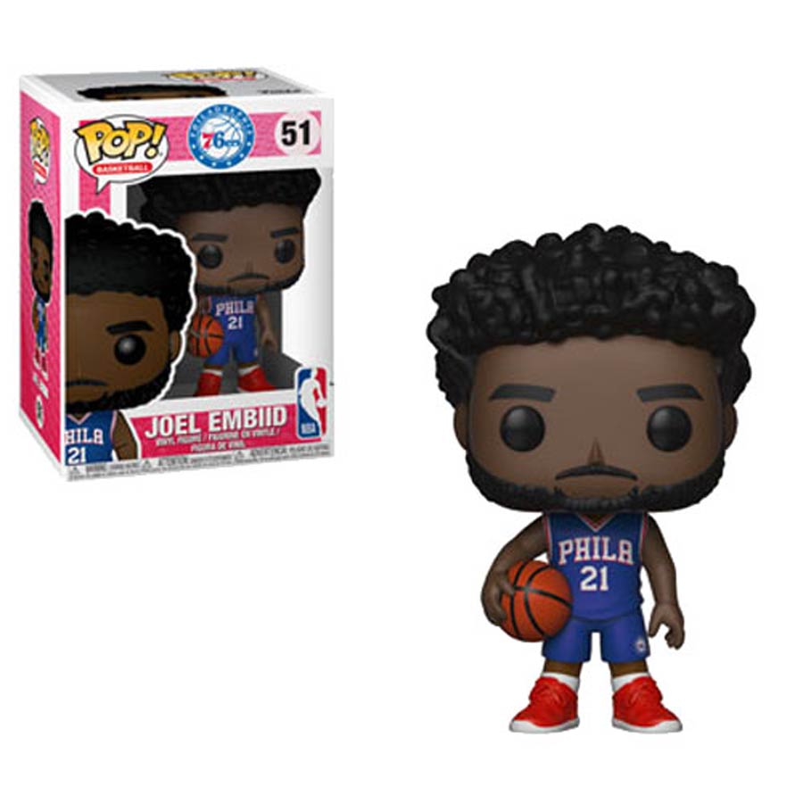 POP NBA 51 76ers Joel Embiid Vinyl Figure