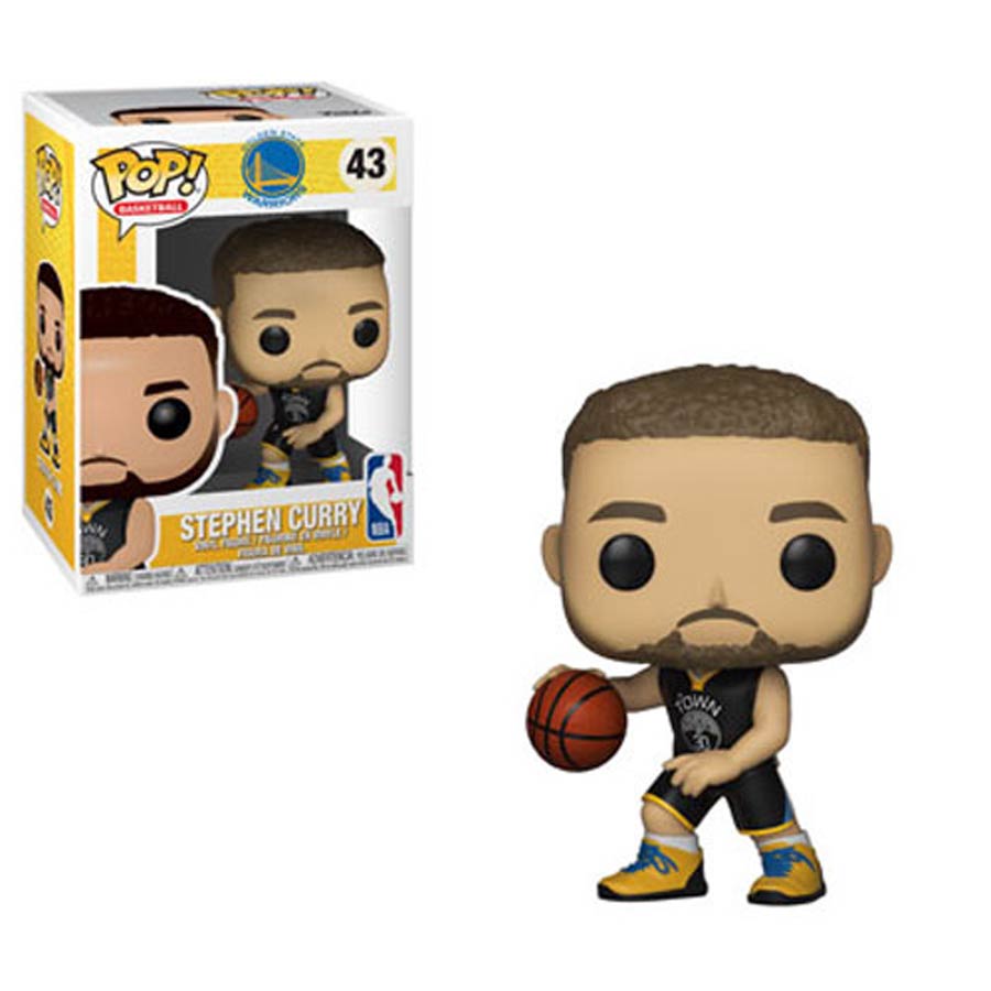 POP NBA 43 Warriors Stephen Curry Vinyl Figure