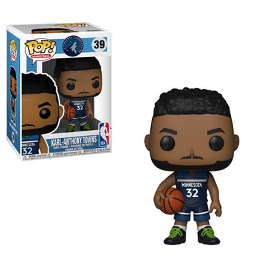 POP NBA 39 Timberwolves Karl-Anthony Towns Vinyl Figure