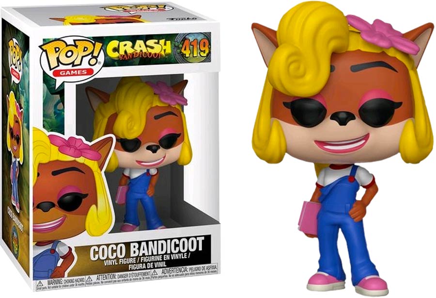 POP Games 420 Crash Bandicoot Coco Bandicoot Vinyl Figure