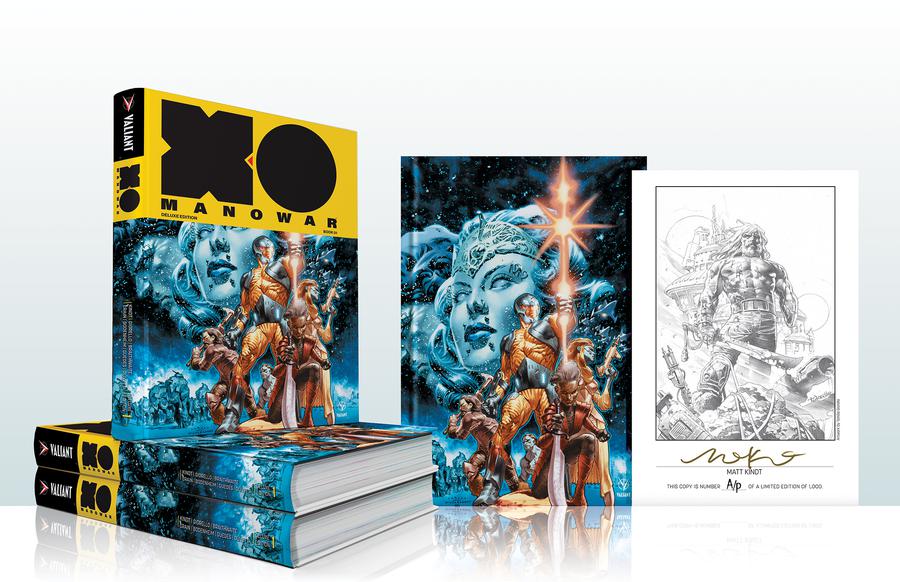 LCSD 2018 X-O Manowar By Matt Kindt Deluxe Edition Book 1 HC Signed Limited Edition