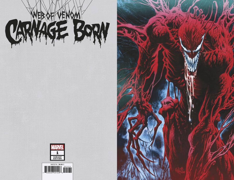 Web Of Venom Carnage Born #1 Cover C Incentive Kyle Hotz Virgin Cover