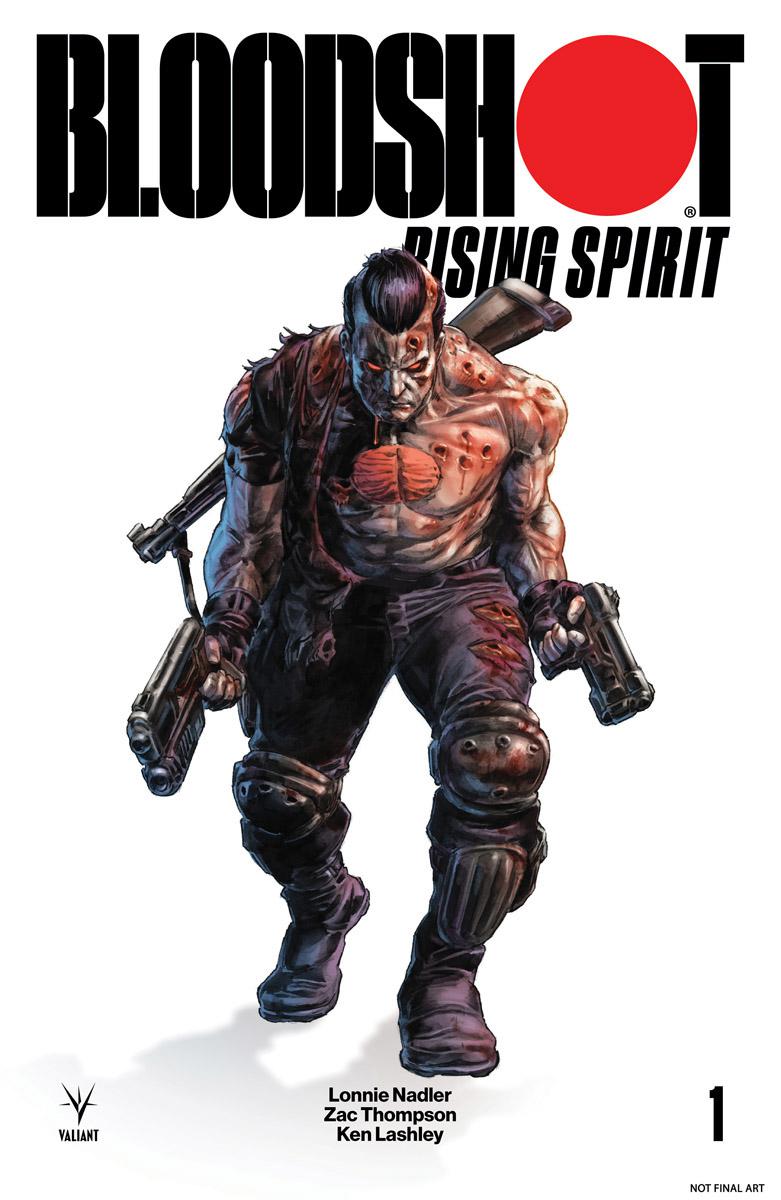 Bloodshot Rising Spirit #1 Cover F Incentive Doug Braithwaite Glass Variant Cover