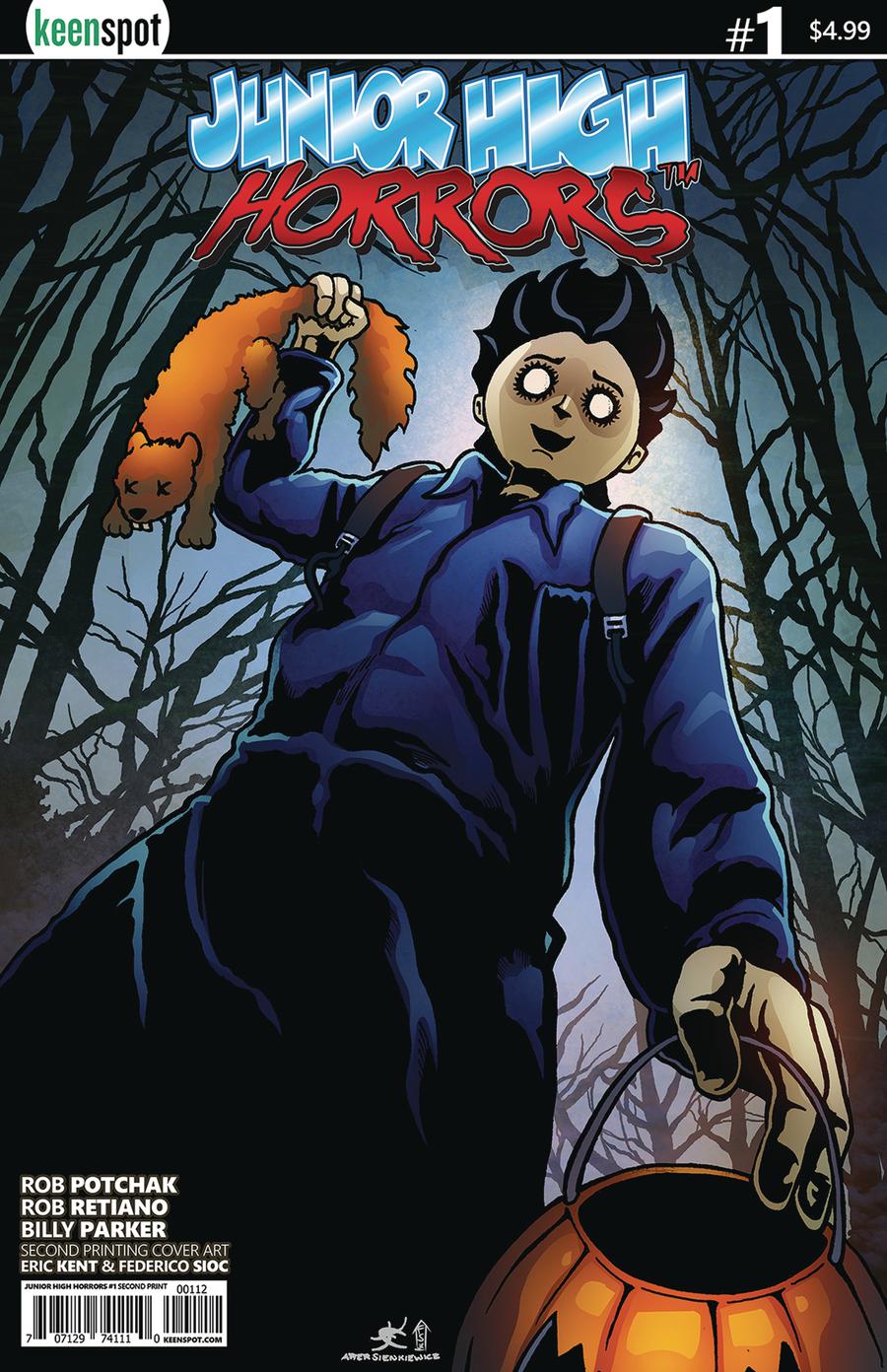 Junior High Horrors #1 Cover E 2nd Ptg Variant Halloween Parody Cover