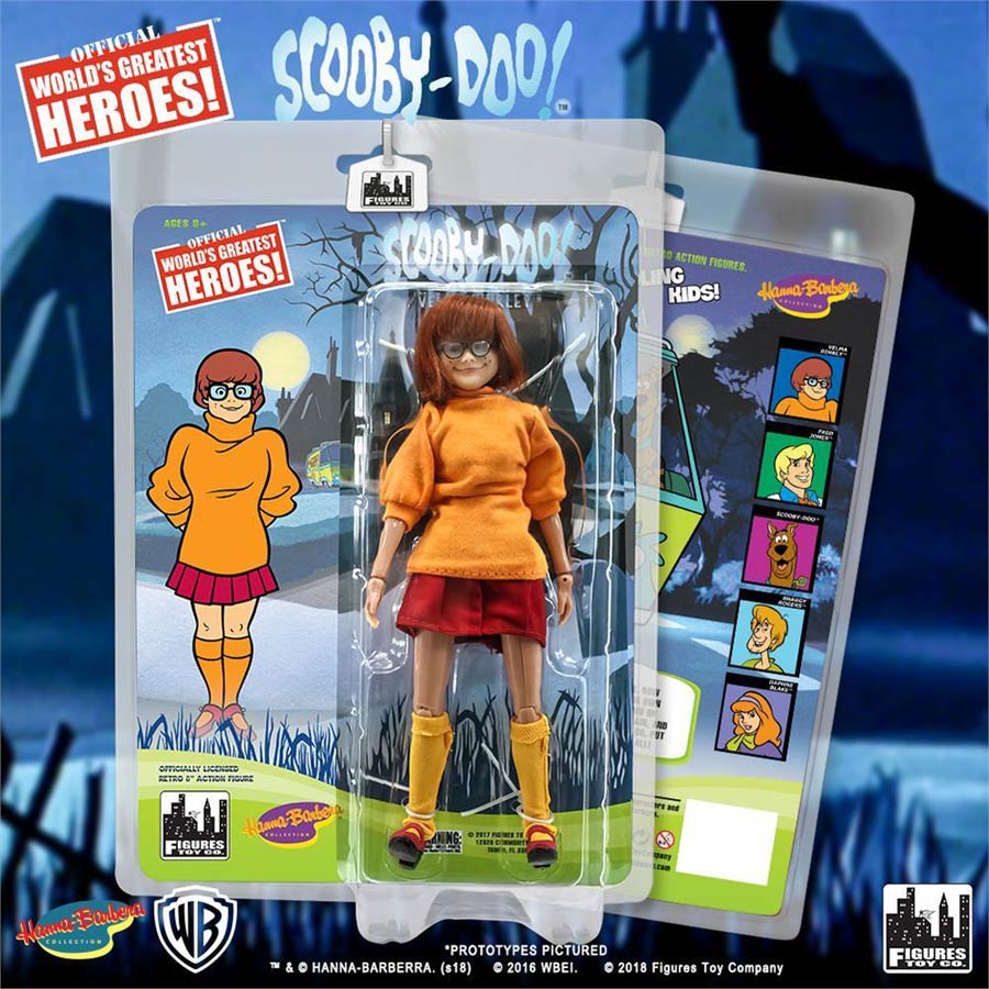 5" Scooby-Doo VELMA  Series 1 Figure Hanna-Barbers Scooby Doo Toys movie 
