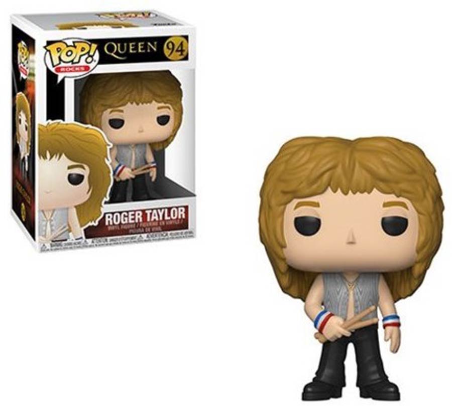 POP Rocks 94 Queen Roger Taylor Vinyl Figure