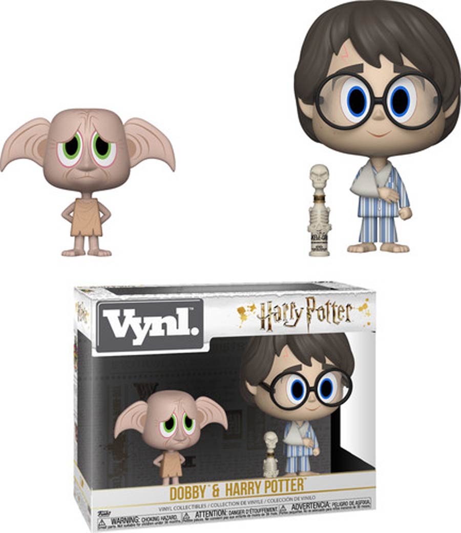 Vynl. Harry Potter Dobby And Harry Potter 2-Pack Vinyl Figure
