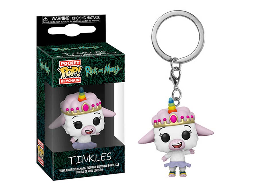 POP Rick And Morty Tinkles Vinyl Pocket Keychain