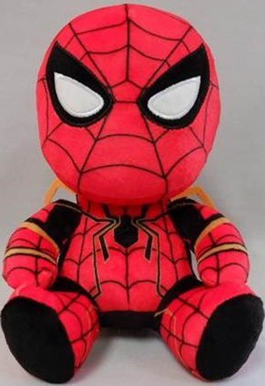 Marvel Avengers Infinity War Spider-Man Sitting Phunny Plush By KidRobot