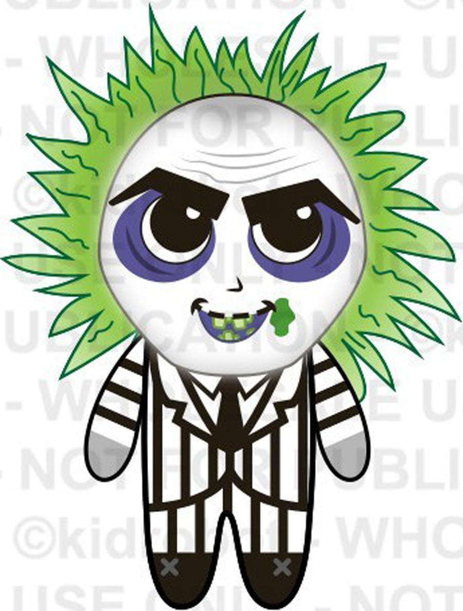 Beetlejuice Stripe Suit Beetlejuice Standing Phunny Plush By KidRobot