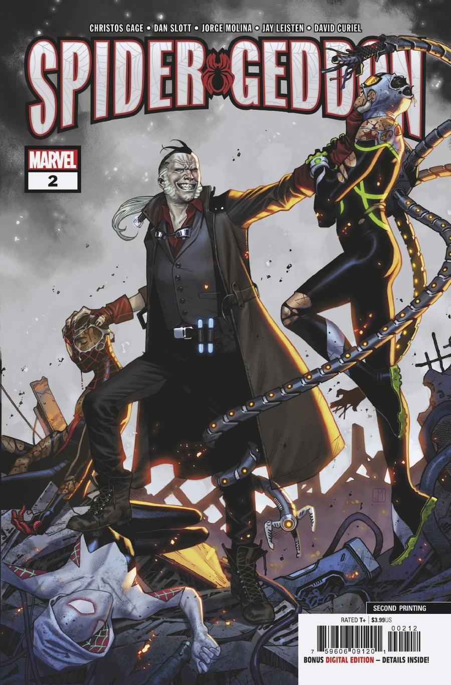 Spider-Geddon #2 Cover E 2nd Ptg Variant Jorge Molina Cover