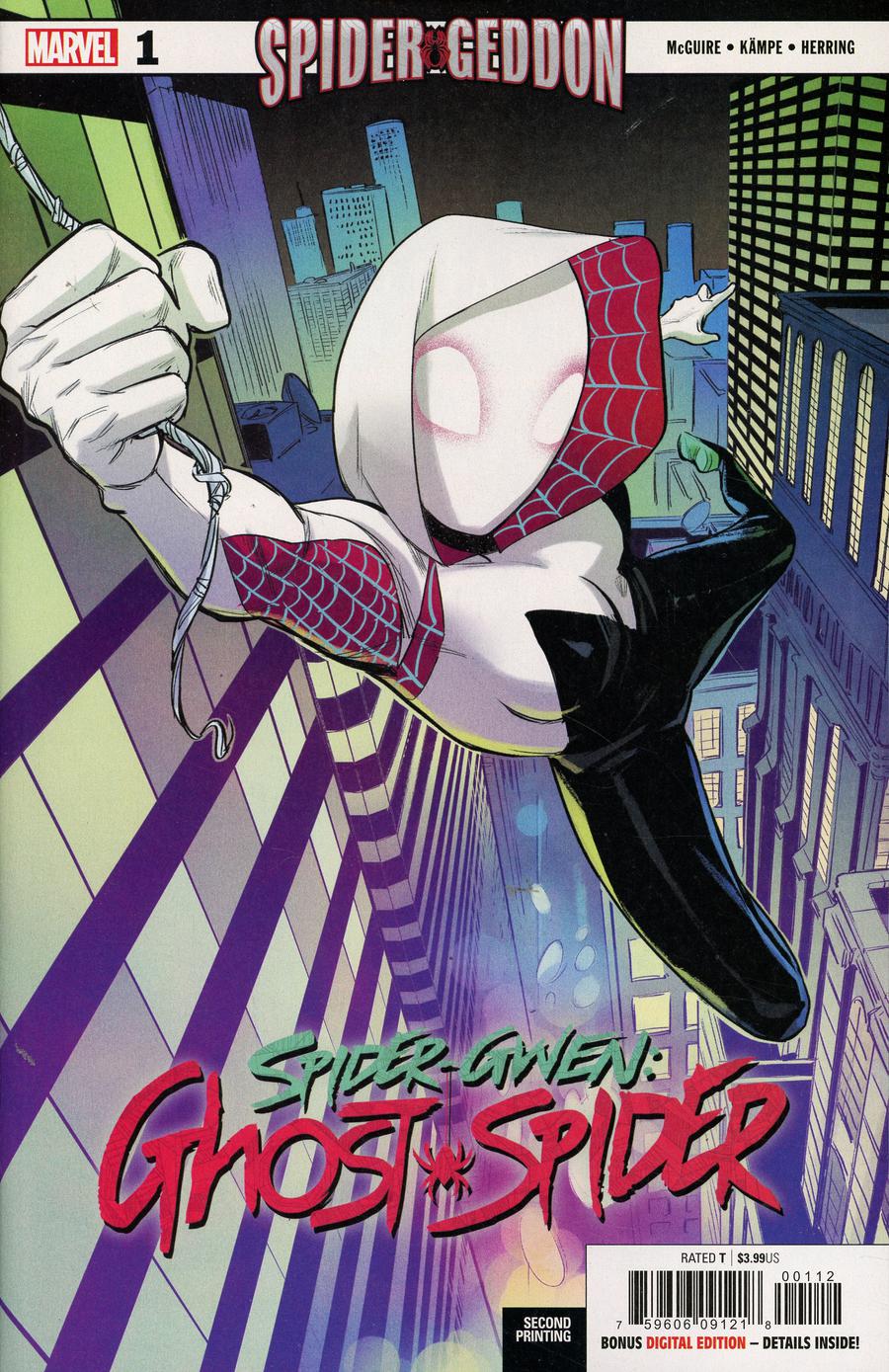 Spider-Gwen Ghost-Spider #1 Cover I 2nd Ptg Variant Bengal Cover (Spider-Geddon Tie-In)