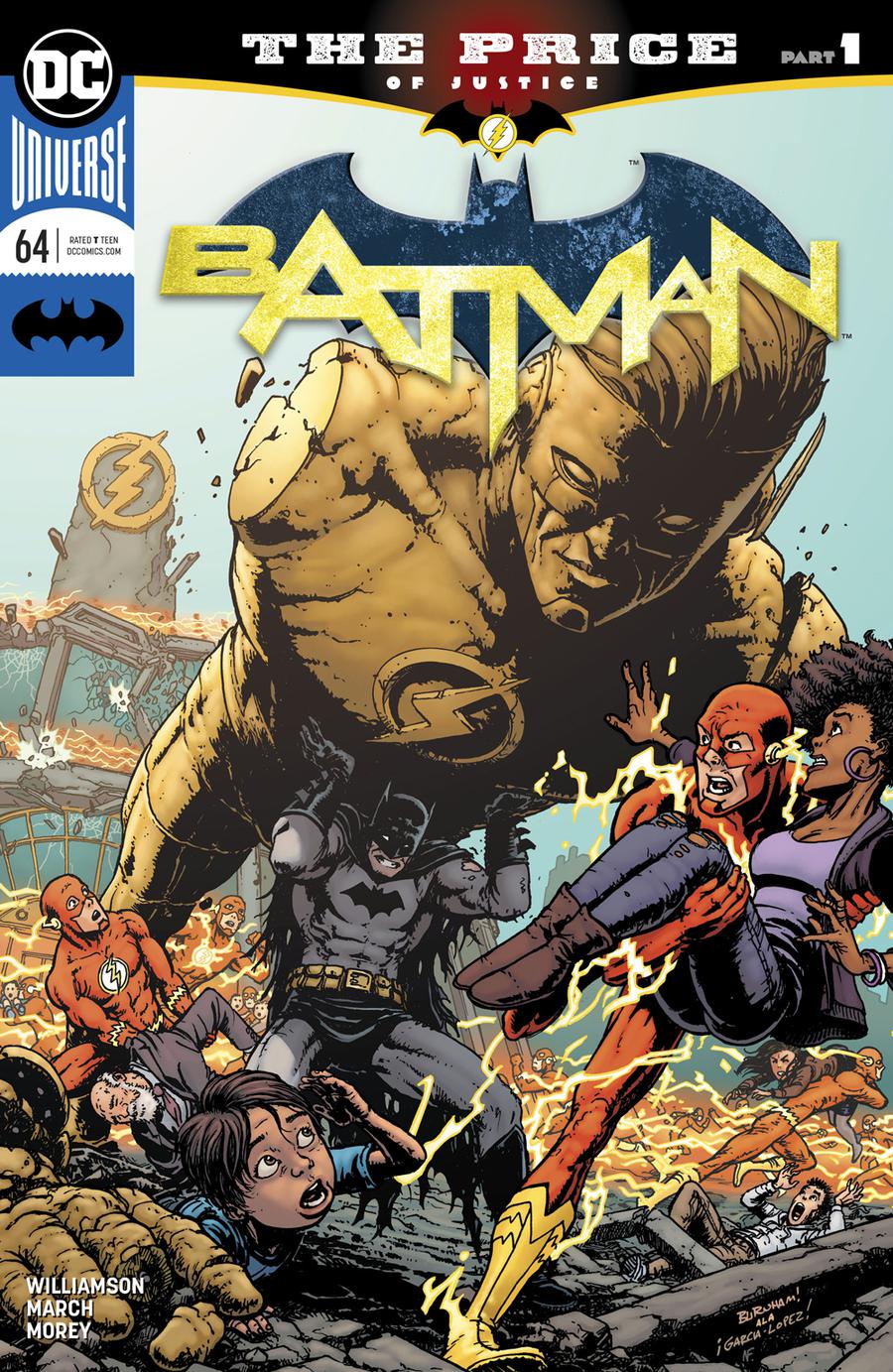 Batman Vol 3 #64 Cover A Regular Chris Burnham Cover (The Price Part 1)(Heroes In Crisis Tie-In)