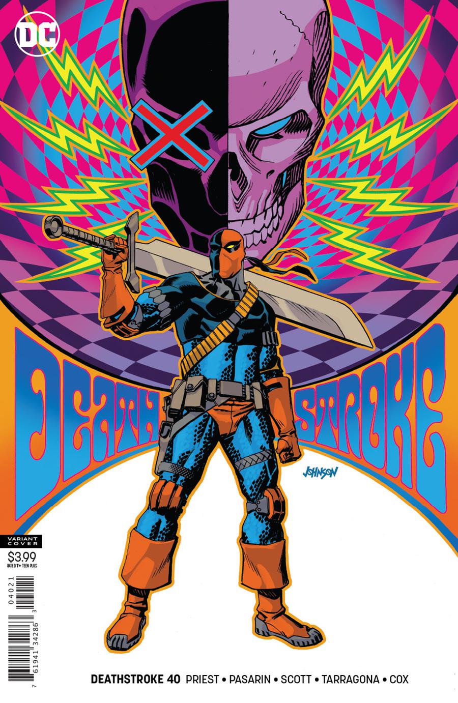 Deathstroke Vol 4 #40 Cover B Variant Dave Johnson Cover