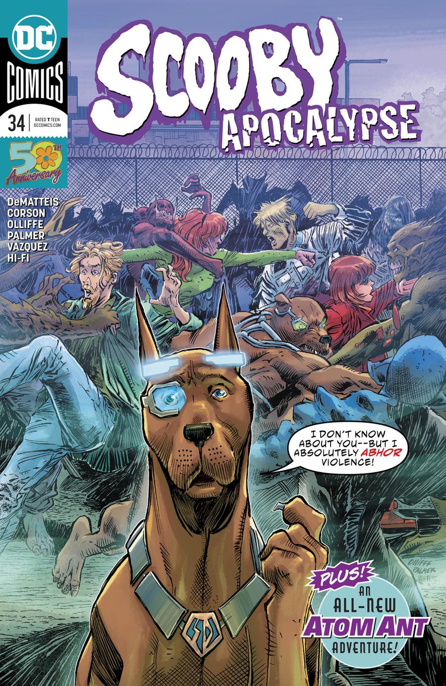 Scooby Apocalypse #34 Cover A Regular Patrick Olliffe & Tom Palmer Cover