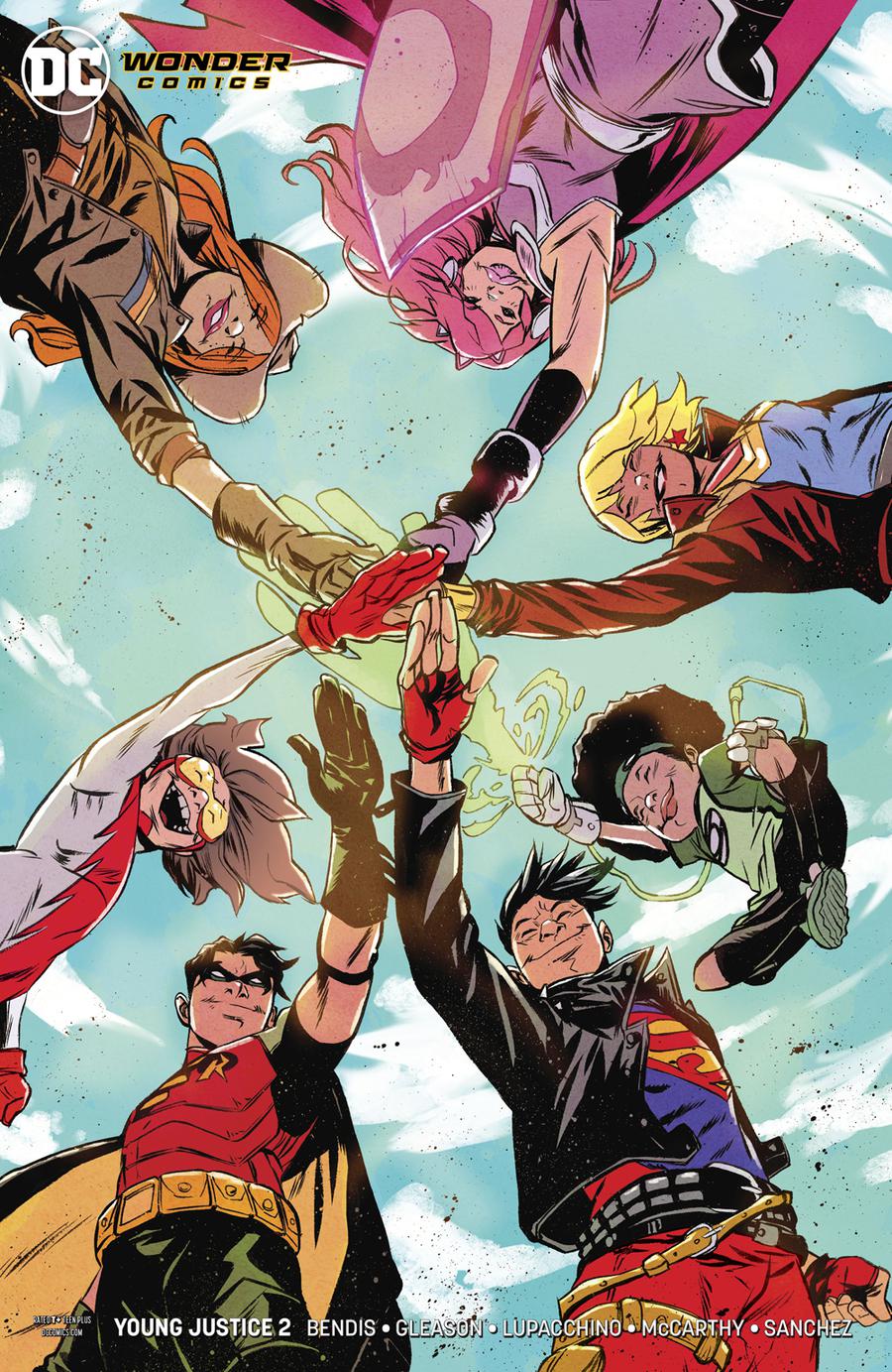 Young Justice Vol 3 #2 Cover B Variant Sanford Greene Cover