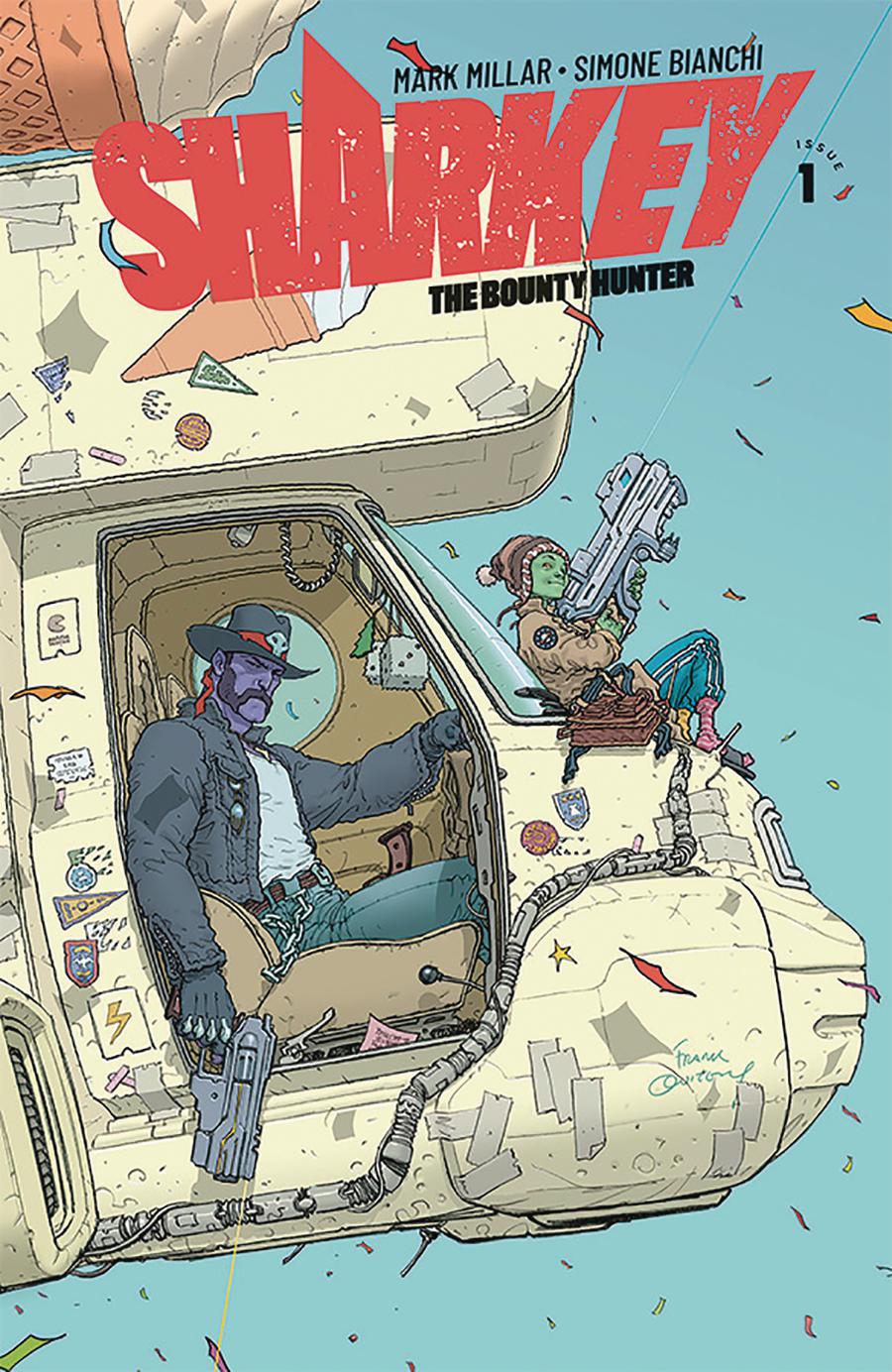 Sharkey The Bounty Hunter #1 Cover C Variant Frank Quitely Cover