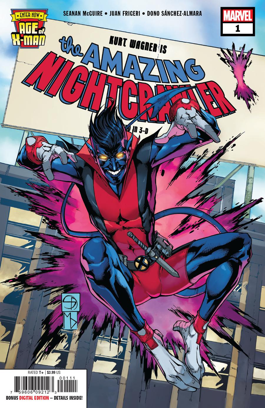 Age Of X-Man Amazing Nightcrawler #1 Cover A Regular Shane Davis Michelle Delecki Federico Blee Cover