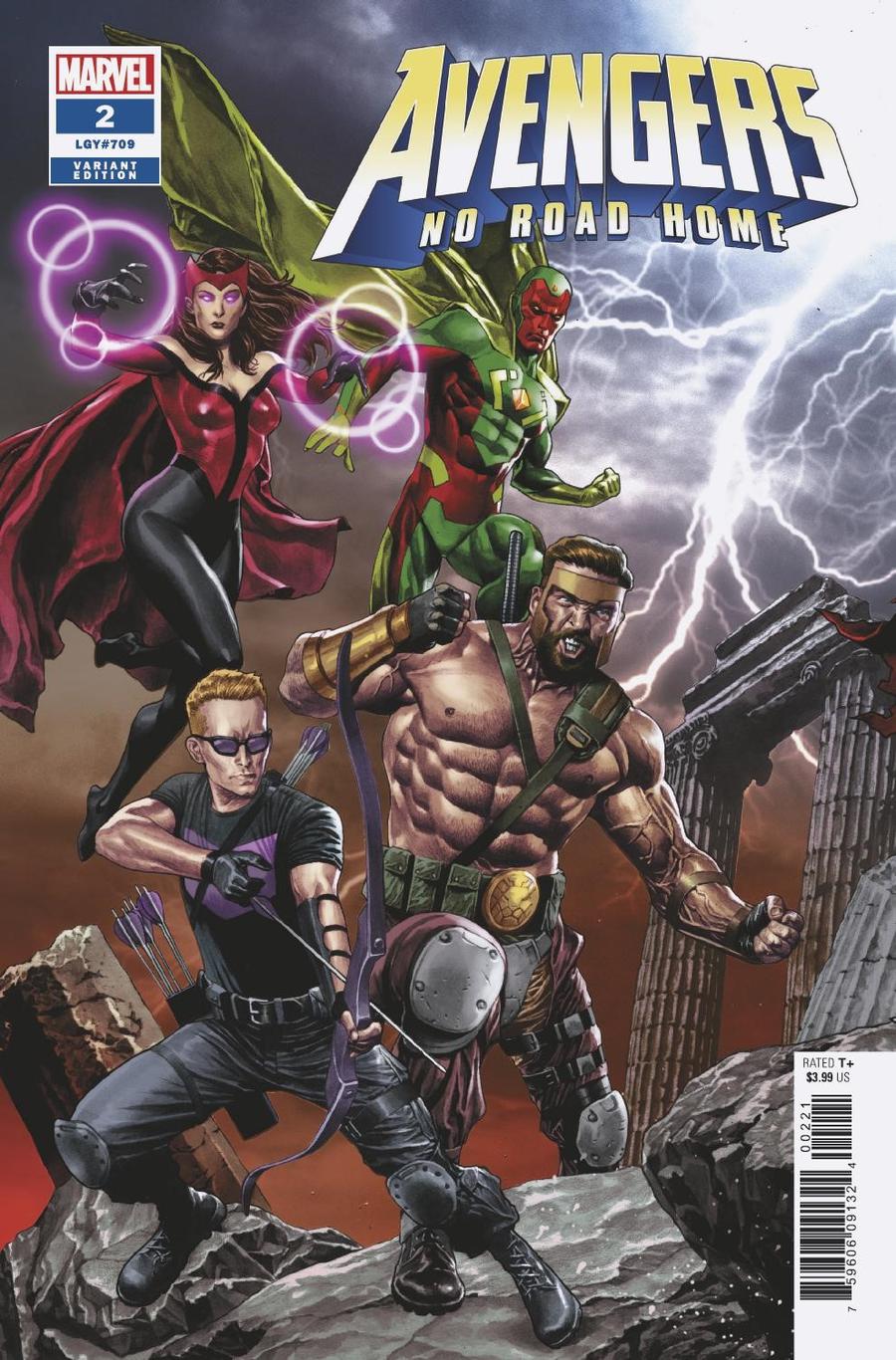 Avengers No Road Home #2 Cover B Variant Mico Suayan Connecting Cover (2 Of 3)