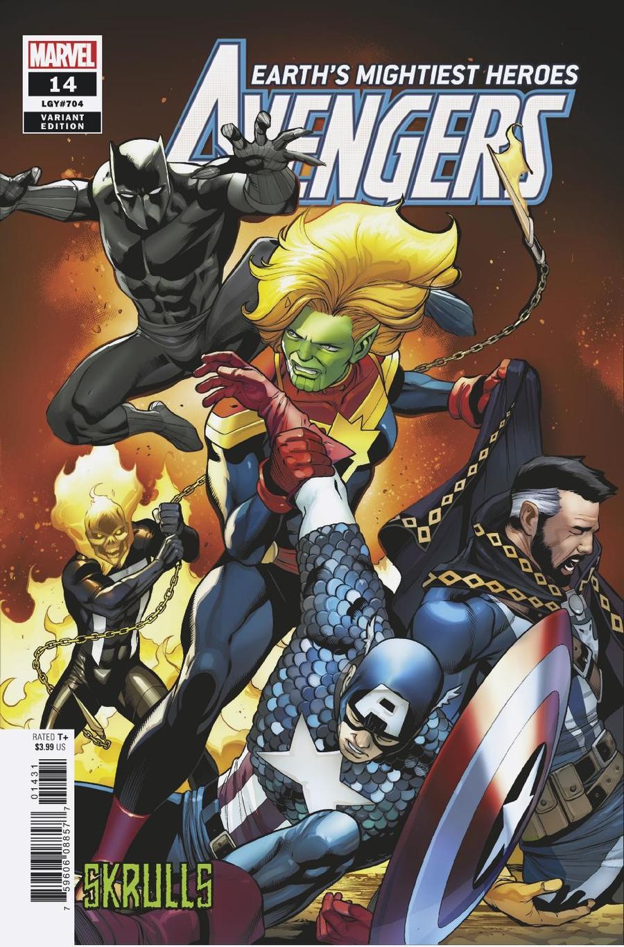 Avengers Vol 7 #14 Cover B Variant Carlos Pacheco Skrulls Cover