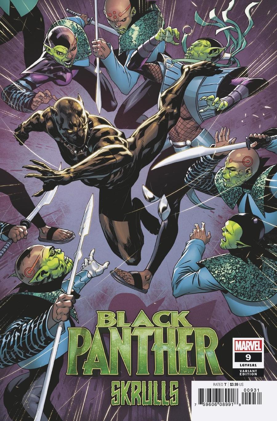 Black Panther Vol 7 #9 Cover C Variant Ryan Benjamin Skrulls Cover