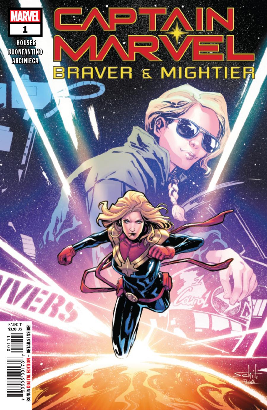 Captain Marvel Braver & Mightier #1 Cover A Regular Valerio Schiti Cover