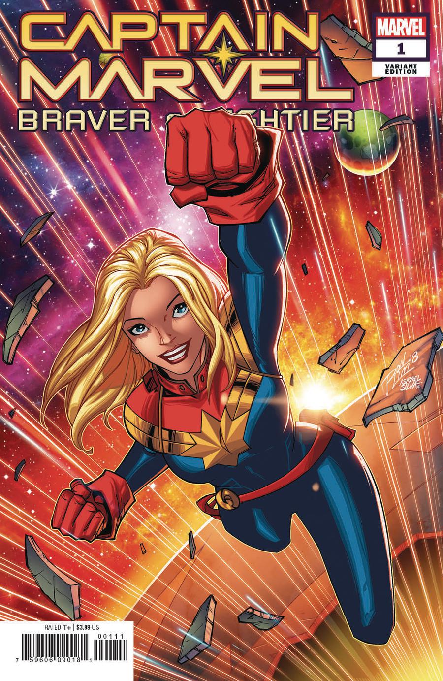Captain Marvel Braver & Mightier #1 Cover B Variant Ron Lim Cover
