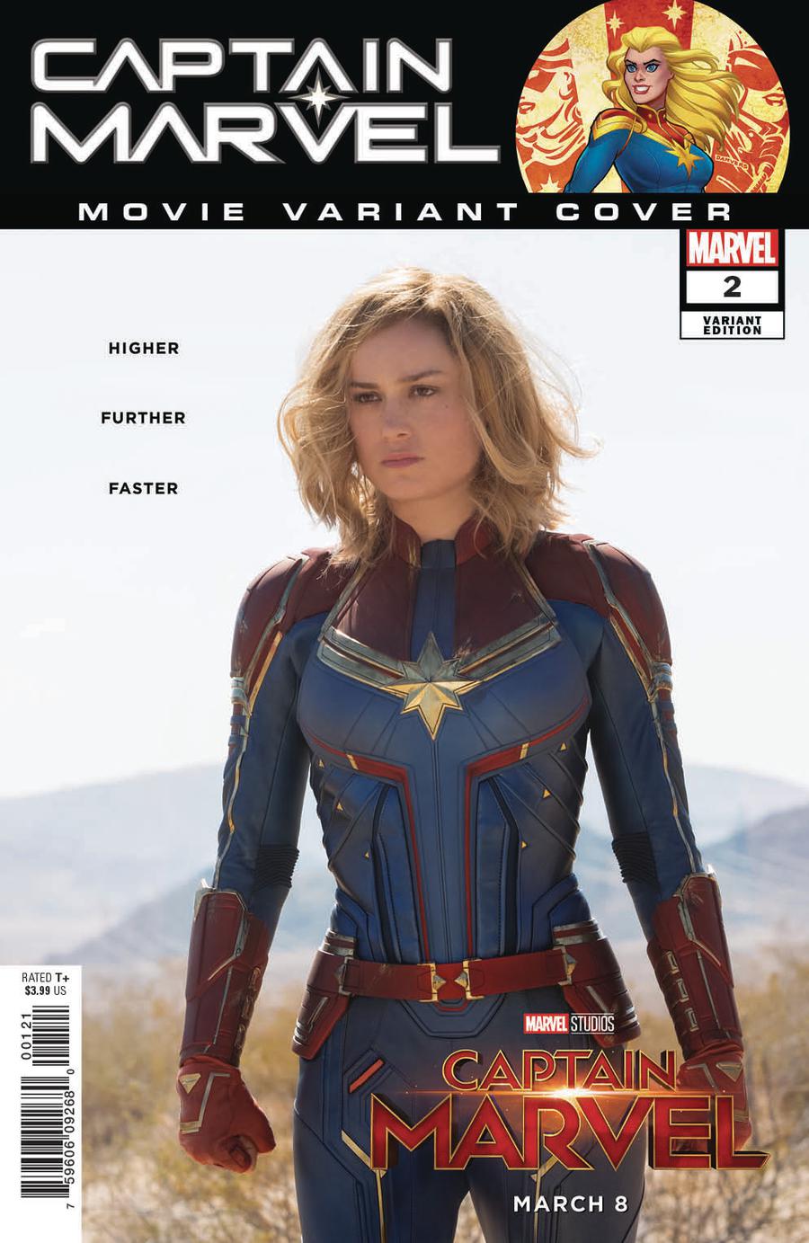 Captain Marvel Vol 9 #2 Cover B Variant Movie Cover