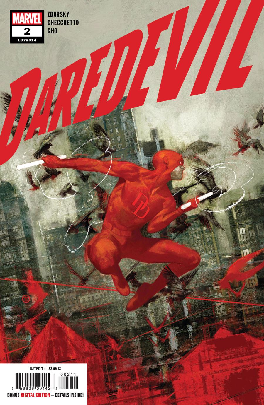 Daredevil Vol 6 #2 Cover A 1st Ptg Regular Julian Totino Tedesco Cover
