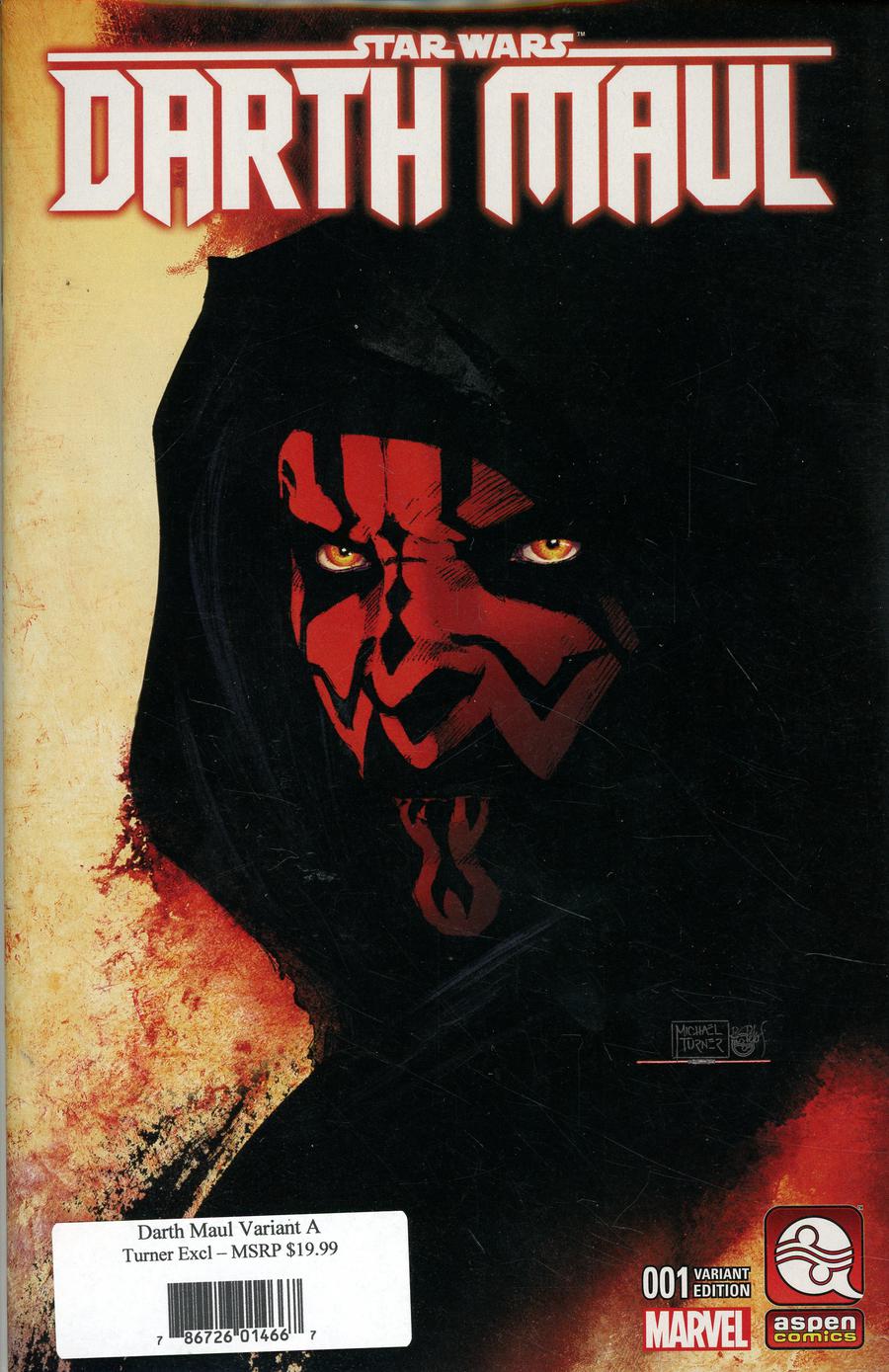 Star Wars Darth Maul #1 Cover L Variant Michael Turner & Peter Steigerwald Aspen Comics A Cover