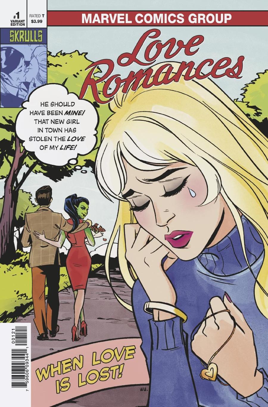 Love Romances One Shot Cover C Variant Annie Wu Skrulls Cover