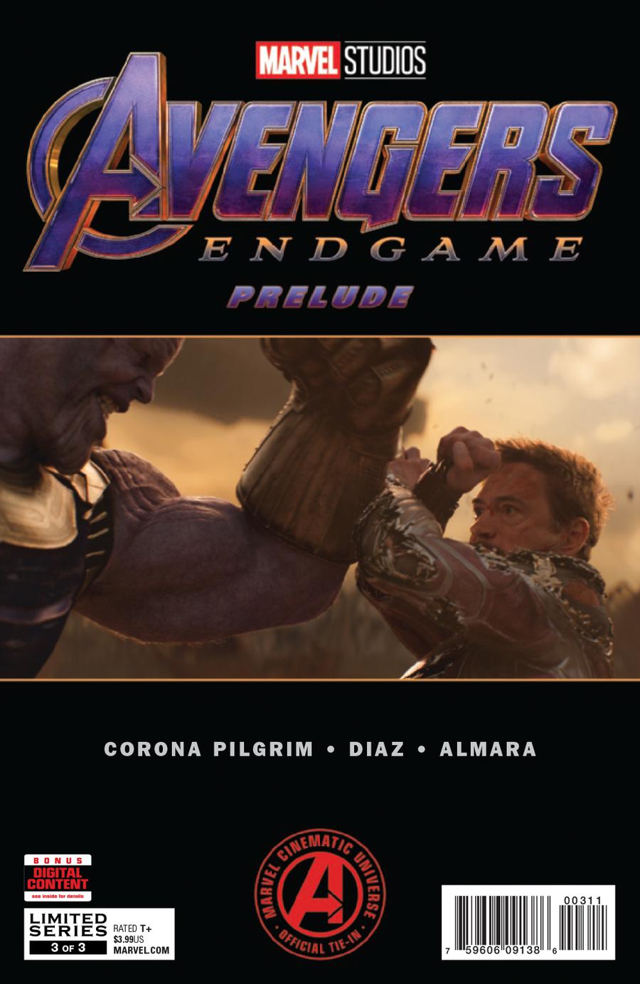 Marvels Avengers Endgame Prelude #3