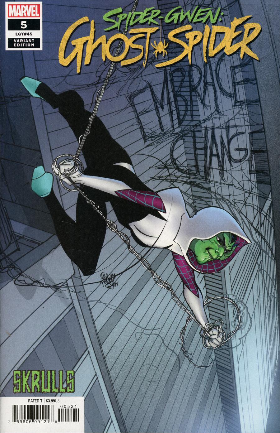 Spider-Gwen Ghost-Spider #5 Cover B Variant Pasqual Ferry Skrulls Cover
