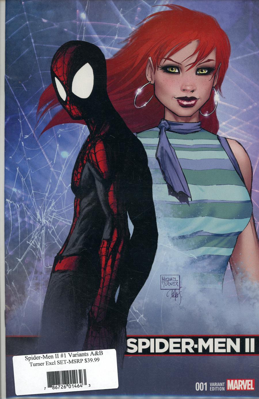 Spider-Men II #1 Cover I Michael Turner & Peter Steigerwald Aspen Comics Variant Cover A & B Set