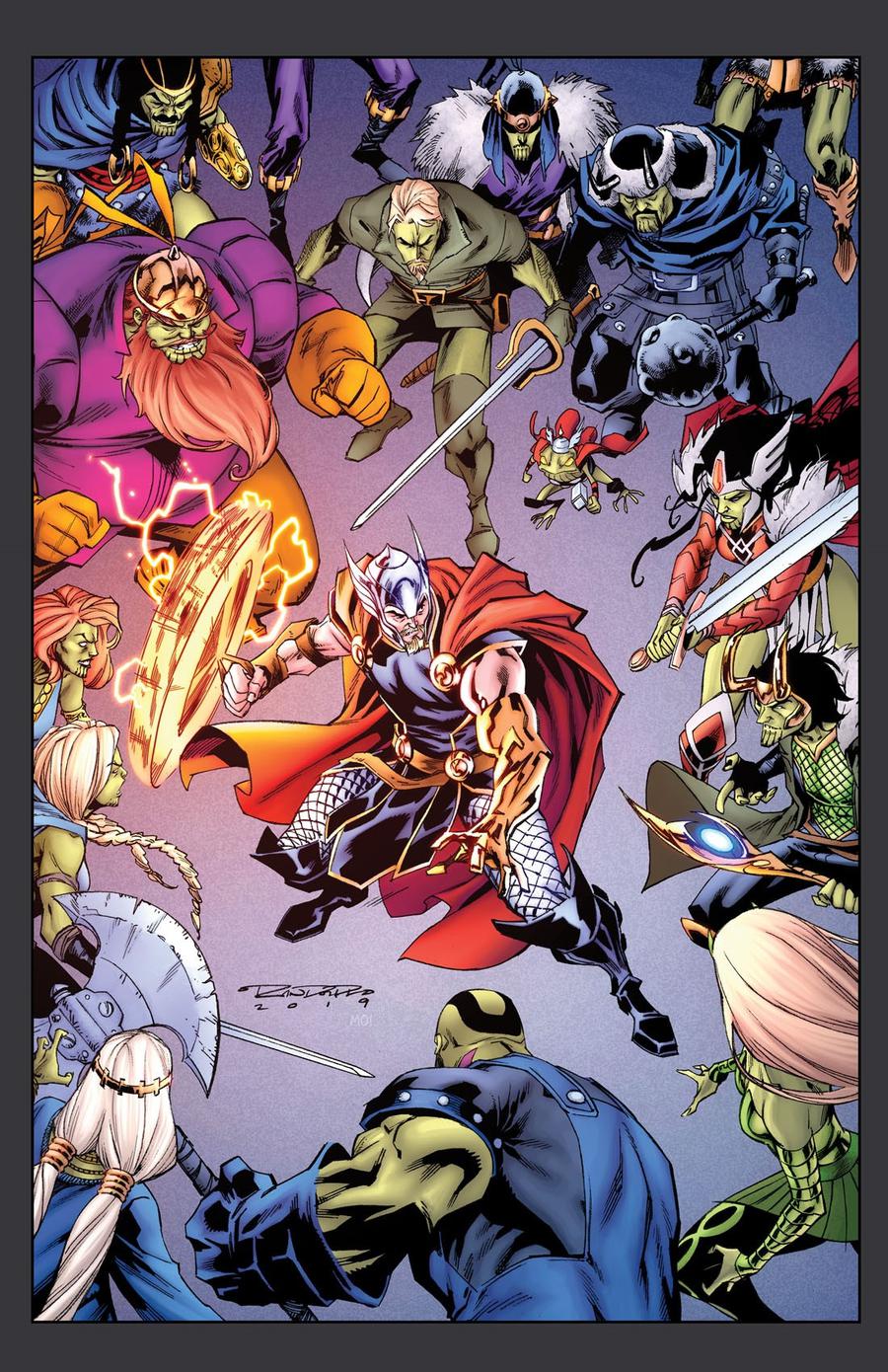 Thor Vol 5 #10 Cover B Variant Khary Randolph Skrulls Cover