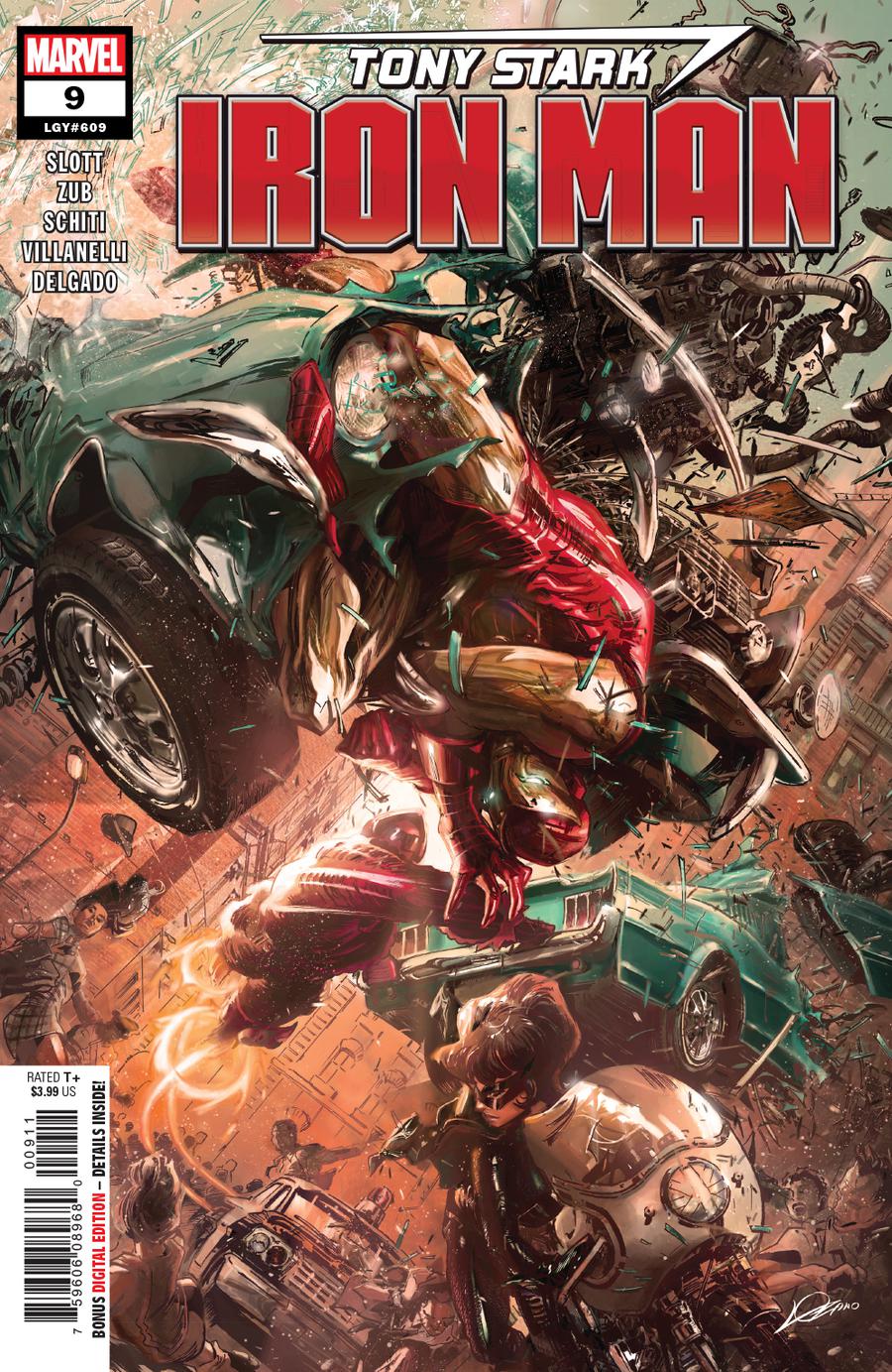 Tony Stark Iron Man #9 Cover A Regular Alexander Lozano Cover
