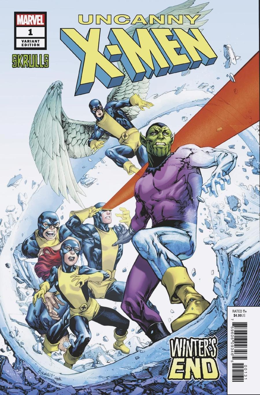 Uncanny X-Men Winters End #1 Cover C Variant Tom Raney Skrulls Cover