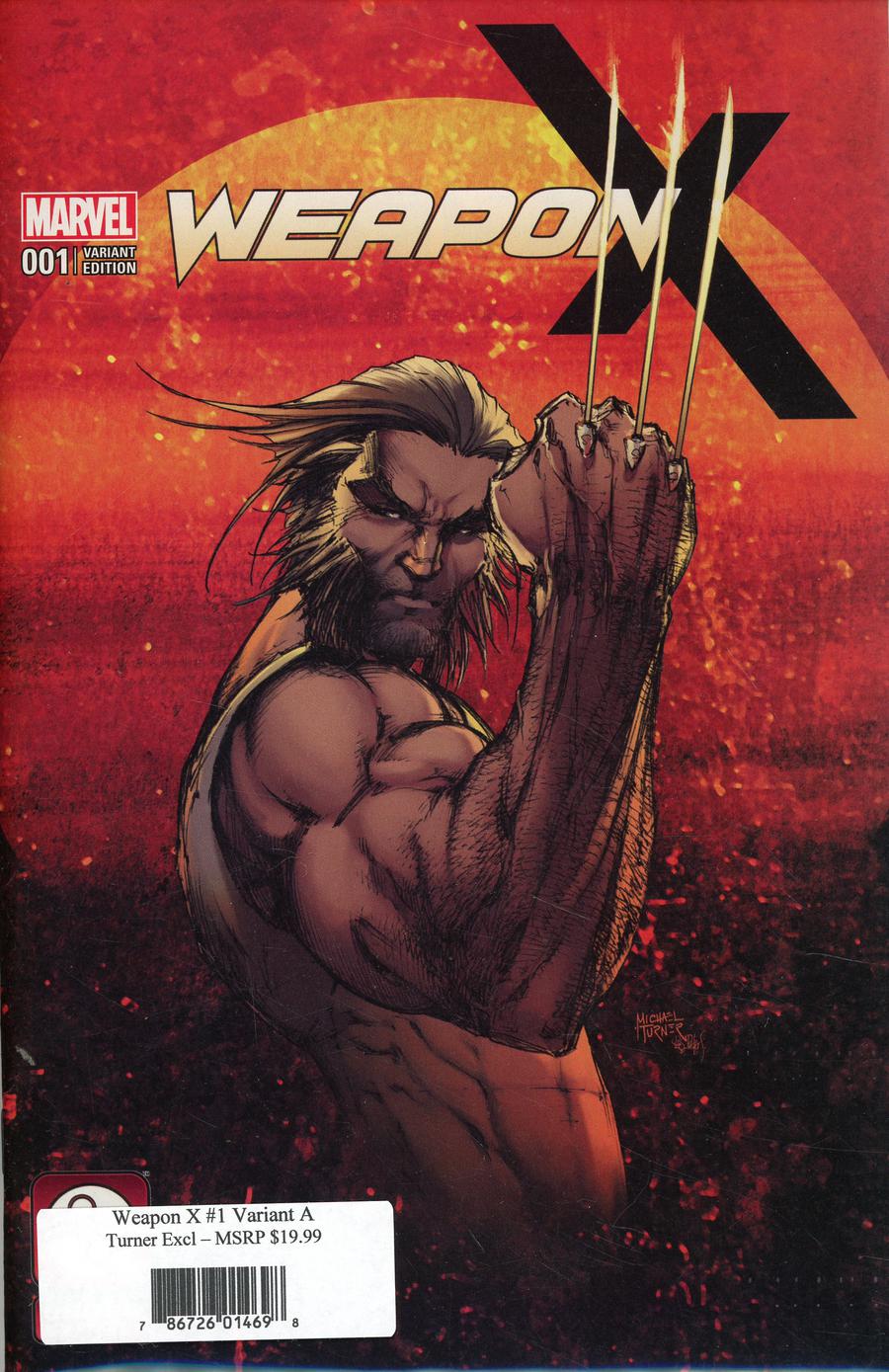 Weapon X Vol 3 #1 Cover H Variant Michael Turner & Peter Steigerwald Aspen Comics A Cover