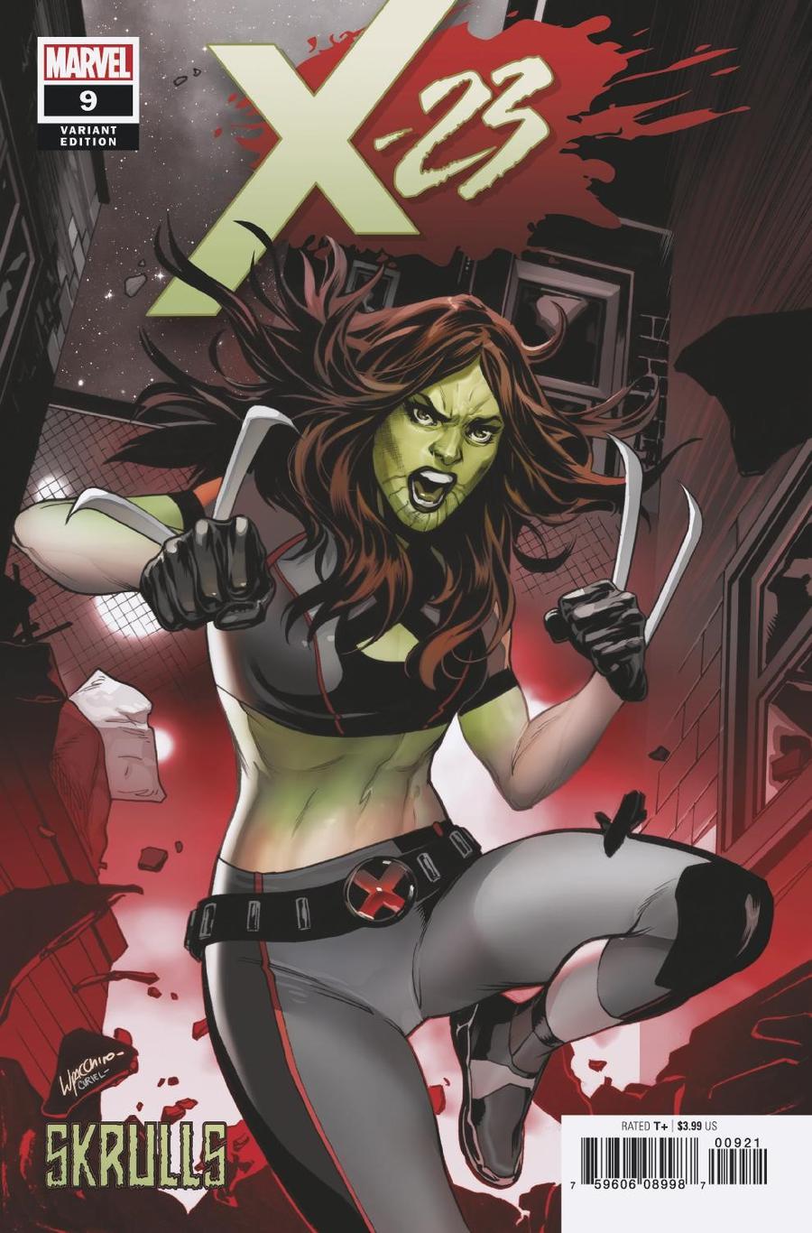 X-23 Vol 3 #9 Cover B Variant Emanuela Lupacchino Skrulls Cover