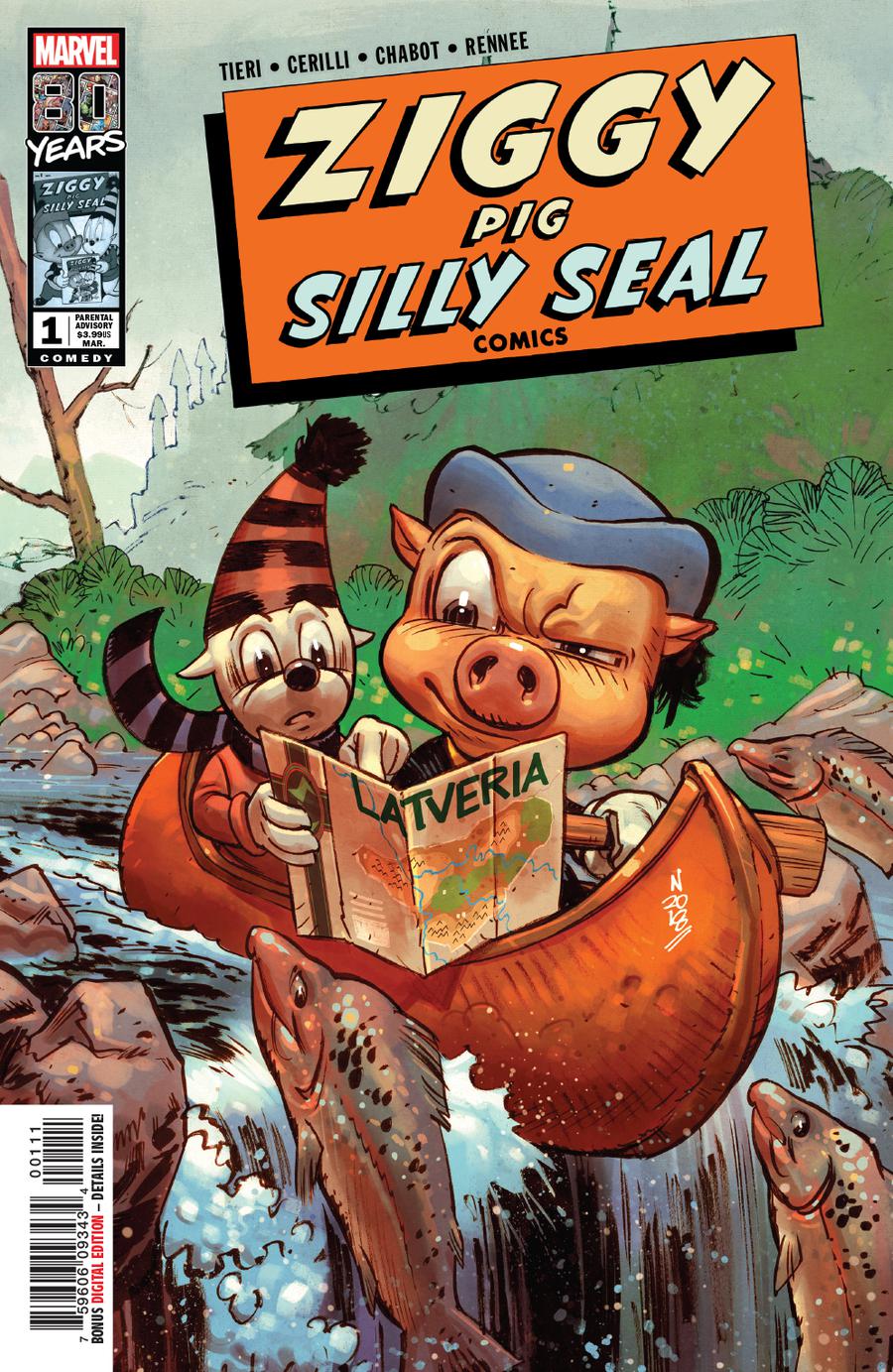Ziggy Pig-Silly Seal Comics One Shot Cover A 1st Ptg Regular Nic Klein Cover